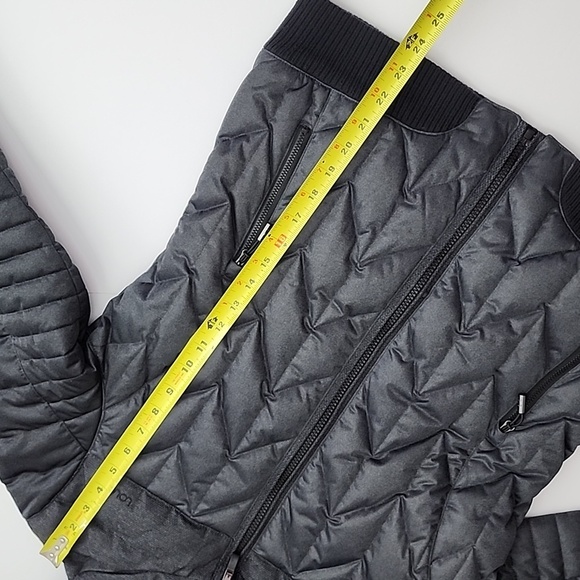 LOLE Black Colleen Down Filled Quilted Winter Zip Up High Collar Jacket Size M - Picture 15 of 16
